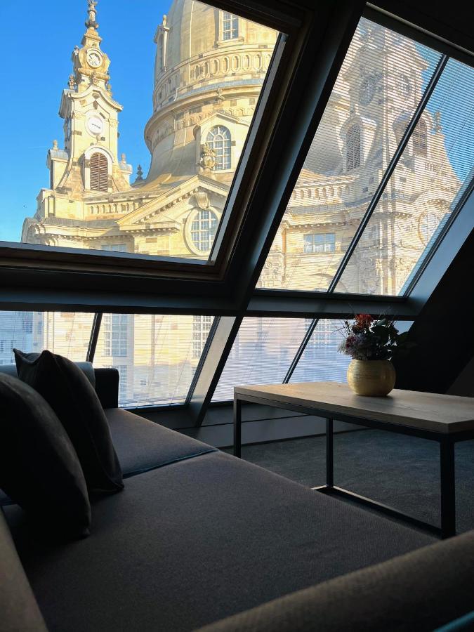 Familienapartment Mit Panoramablick Zur Frauenkirche Drezda Kültér fotó